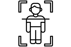 3D body scanning icon